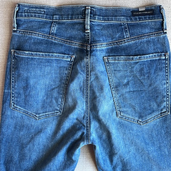 CITIZENS OF HUMANITY CHRISSY UBER HIGH RISE SKINNY JEANS SIZE 30 - Picture 6 of 9